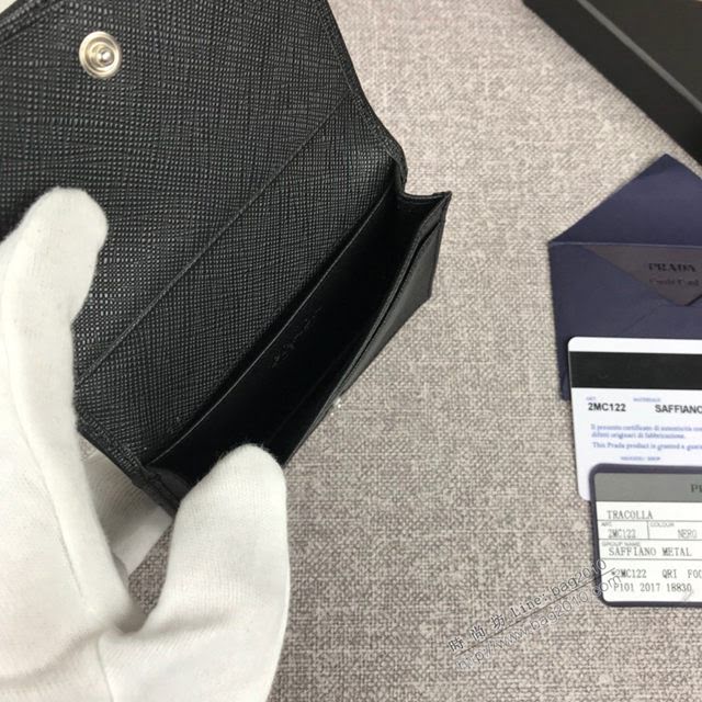 prada卡包 普拉達專櫃最新款 2MC122 PRADA爆款男士卡包  pyd2098